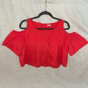 HOLLISTER women’s polyester cropped shirt